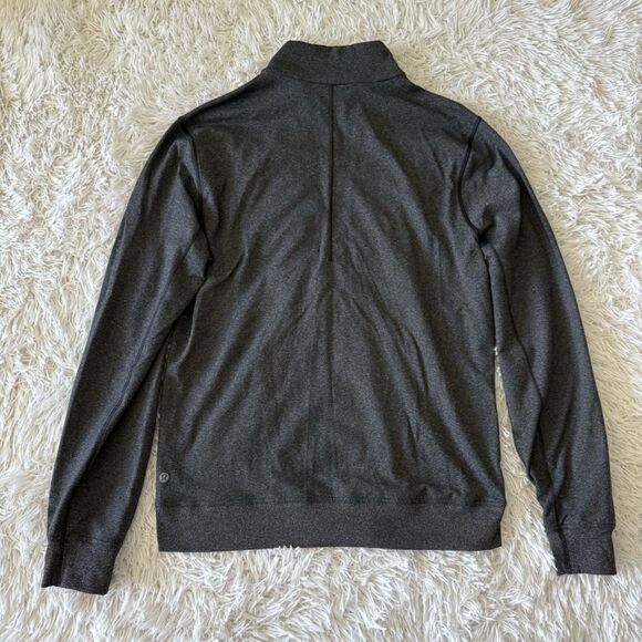 Lululemon Athleisure Charcoal Gray Long Sleeve Zip Up Jacket with Pockets Size L - Picture 7 of 7